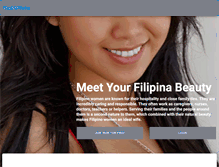 Tablet Screenshot of meetmyfilipina.com